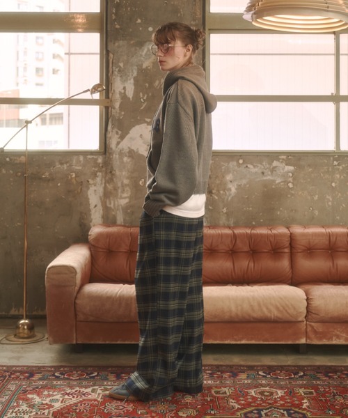 Zooodle パーカー Logo knit hoodie - ロゴニットフーディー - メンズ 