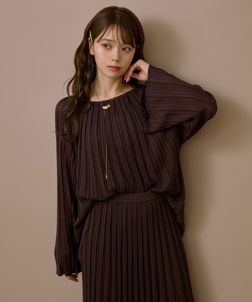 セットアップ pleats bell sleeve knit set up /プリーツベルスリーブニットセットアップ レディース | ブランド登録なし | 10