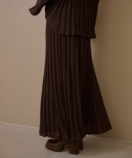 セットアップ pleats bell sleeve knit set up /プリーツベルスリーブニットセットアップ レディース | ブランド登録なし | 15