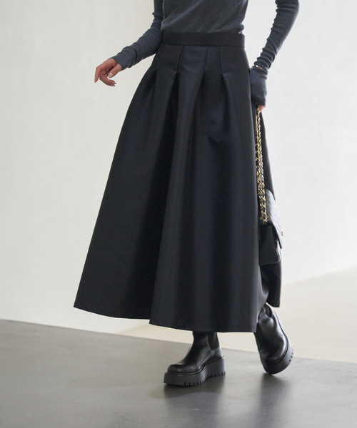 Noble ノーブル 新品 タグ付き スカート黒 完売品 再出品 NOBLE（ノーブル） スカート ボリュームフォルムスカート : ZOZOTOWN