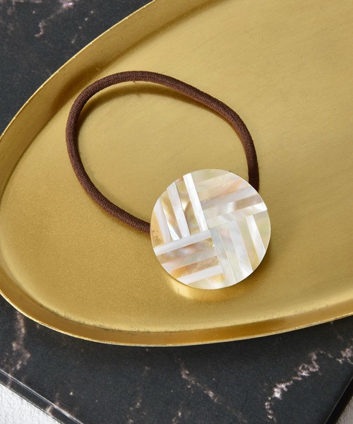 ヘアゴム BiSAYA/幾何学模様×丸型/ヘアゴム | Flowering | 12