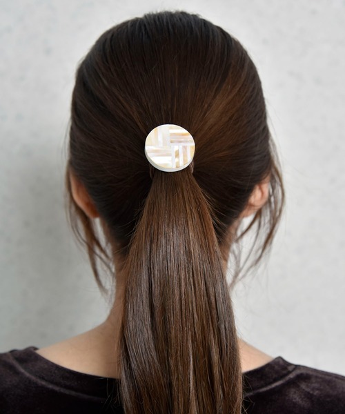 ヘアゴム BiSAYA/幾何学模様×丸型/ヘアゴム | Flowering | 04