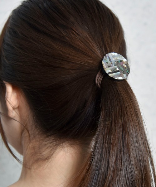 ヘアゴム BiSAYA/幾何学模様×丸型/ヘアゴム | Flowering | 13