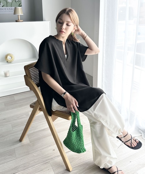 「Java」 半袖ブラウス LARGE オフホワイト レディース | Java | 04