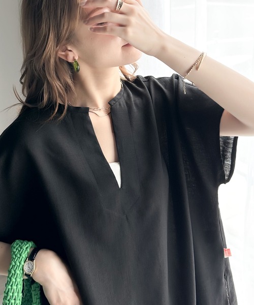 「Java」 半袖ブラウス LARGE オフホワイト レディース | Java | 05