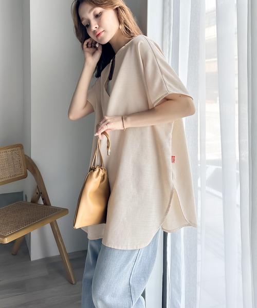 「Java」 半袖ブラウス LARGE オフホワイト レディース | Java | 07