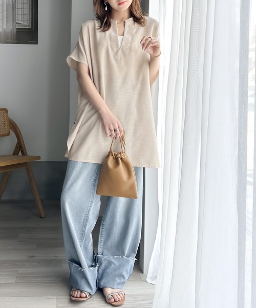 「Java」 半袖ブラウス LARGE オフホワイト レディース | Java | 08