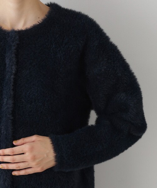 Dessin（デッサン） カーディガン 「洗える」シャギーカーディガン