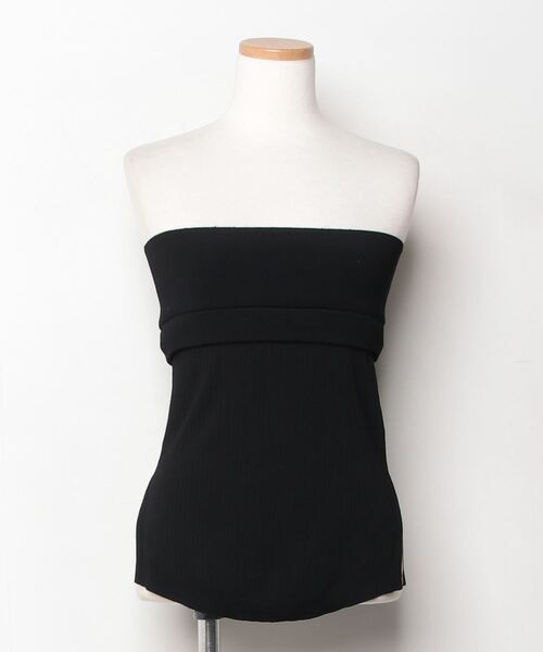 UN3D.」 ノースリーブニット 38 ブラック レディース