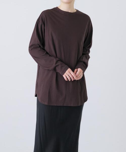 かぐれ tシャツ コットンクルーネックカットソー レディース