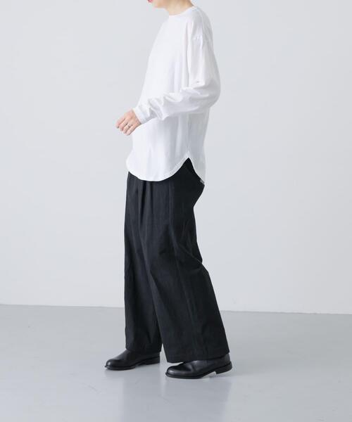 かぐれ tシャツ コットンクルーネックカットソー レディース