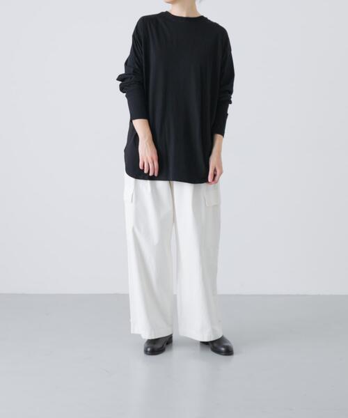 かぐれ tシャツ コットンクルーネックカットソー レディース