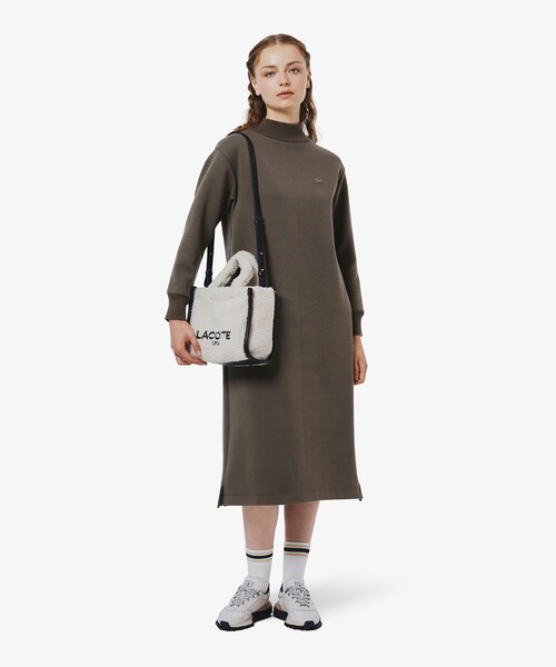 LACOSTE（ラコステ） ワンピース ダンボールニットドレス / ハイネック