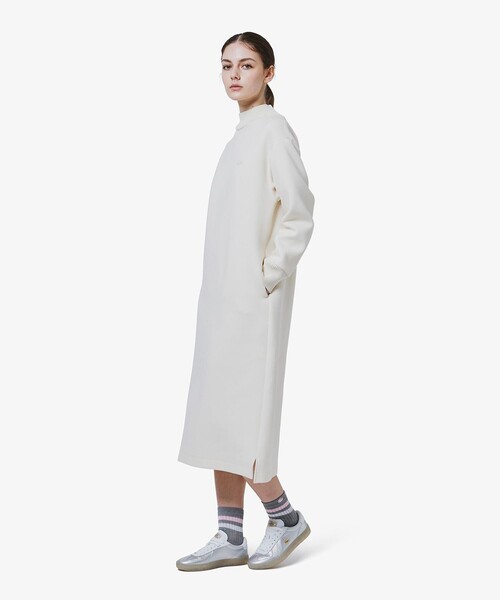LACOSTE（ラコステ） ワンピース ダンボールニットドレス / ハイネック