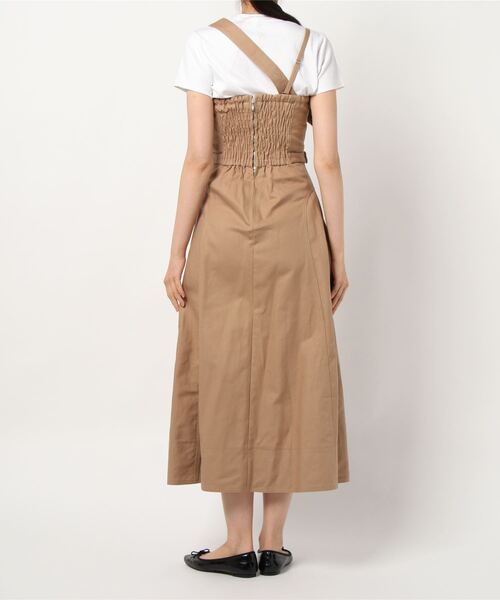 「CASA FLINE」 キャミソールワンピース FREE ベージュ レディース_画像3