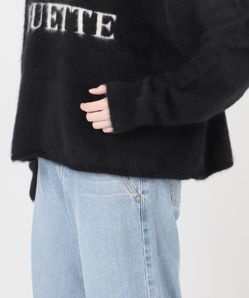 IENA（イエナ） ニット セーター フォックス混LA MUETTE ロゴニット