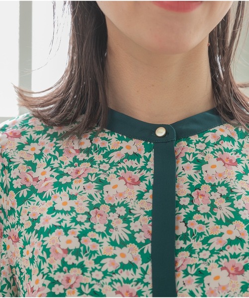 「PREFERIR」 半袖ワンピース MEDIUM ネイビー レディース_画像9