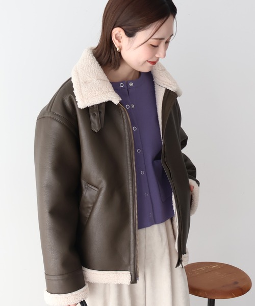 AMERICAN HOLIC（アメリカンホリック） コート アウター ボアフェイク