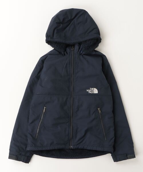 【美品・希少】ザノースフェイス　ブルゾン　キッズ　140　首ロゴ　刺繍ロゴ THE NORTH FACE（ザ ノースフェイス） 「KIDS」刺繍ナイロンブルゾン