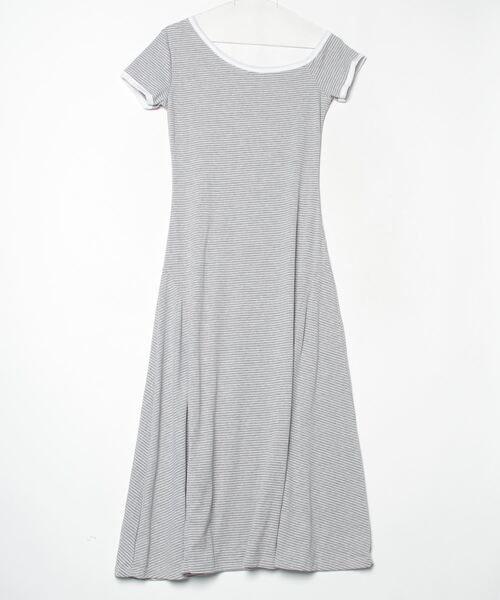 「FREE STYLISTS」 「YUGA_YGMC」半袖ワンピース FREE ダークグレー レディース_画像2