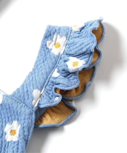 セットアップ 「ジュニア対応」ハート・フラワージャガードビスチェ＆フリルショートパンツセット キッズ 子供服 女の子 | apres les cours | 23