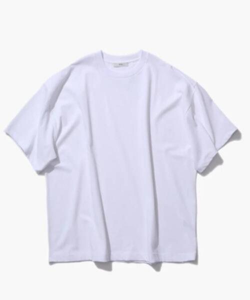 「ATON」 半袖Tシャツ 2 チャコールグレー メンズの画像