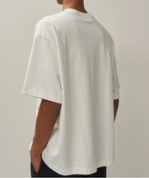 「ATON」 半袖Tシャツ 2 チャコールグレー メンズの画像