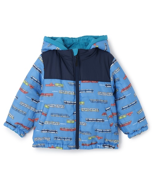 kladskap 乗り物リバーシブル中わたブルゾン 楽天市場】クレードスコープ(kladskap)電車リバーシブル中わたブルゾン