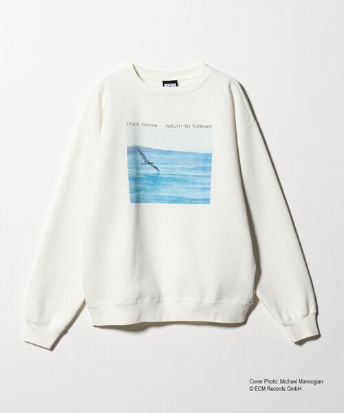 トレーナー スウェット 「ECM × BEAUTY＆YOUTH」Return to Forever プリント スウェット メンズ