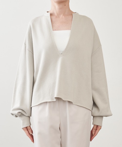 Whim Gazette（ウィム ガゼット） スウェットカットソー FREE ベージュ