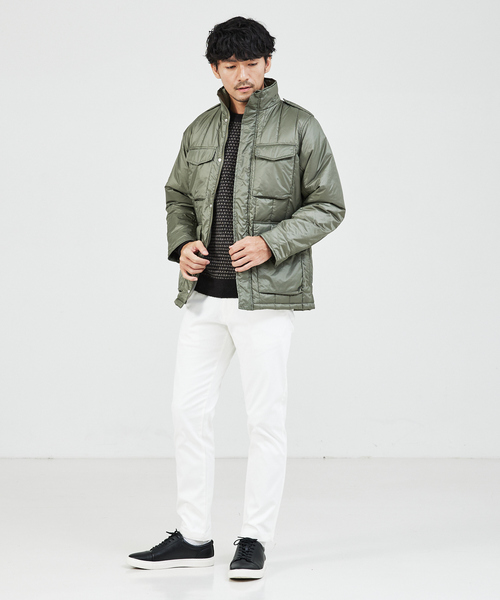 「ABAHOUSE GRAY」 長袖ニット 48 モカ メンズ_画像8