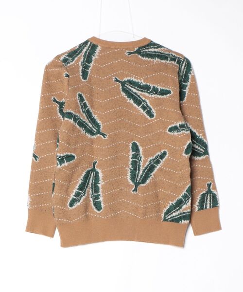 「MISTERGENTLEMAN」 長袖ニット MEDIUM ブラウン メンズ_画像2