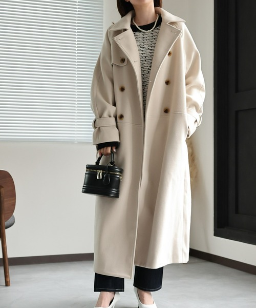 「sakishimatokyo」 トレンチコート FREE アイボリー レディース_画像2