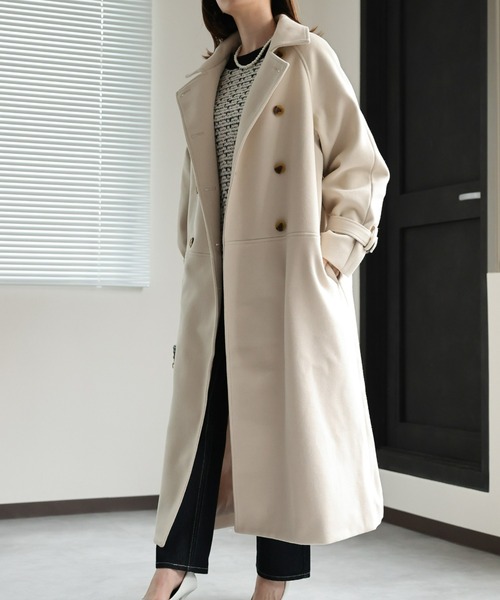 「sakishimatokyo」 トレンチコート FREE アイボリー レディース_画像3