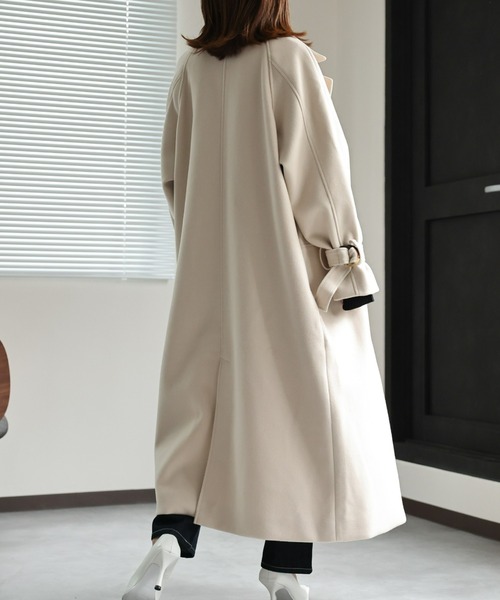 「sakishimatokyo」 トレンチコート FREE アイボリー レディース_画像7