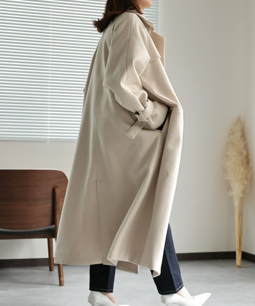 「sakishimatokyo」 トレンチコート FREE アイボリー レディース_画像9