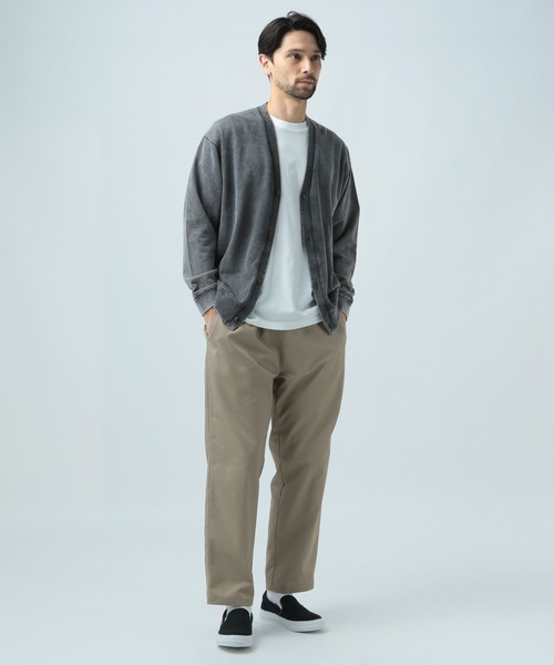 「BAYFLOW」 カーディガン LARGE チャコール メンズ_画像2