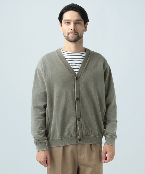 「BAYFLOW」 カーディガン LARGE チャコール メンズ_画像5