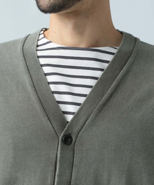 「BAYFLOW」 カーディガン LARGE チャコール メンズ_画像8