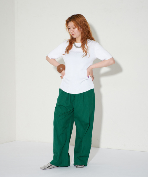 「GRISE」 フラットパンプス 22.5cm ブラック レディース_画像7