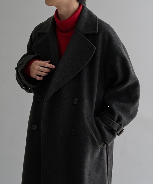 「epnok」 チェスターコート SMALL チャコールグレー メンズ_画像7