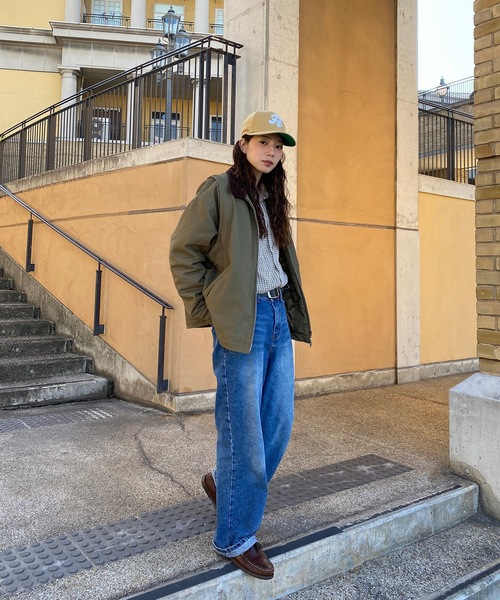 UNDERSTATEMENTs ブルゾン アウター 「ユニセックス」2WAY襟切替中綿