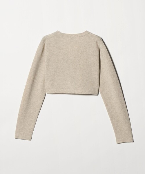 6 カーディガン 「6(ROKU)」ウールカシミヤ ショート カーディガン