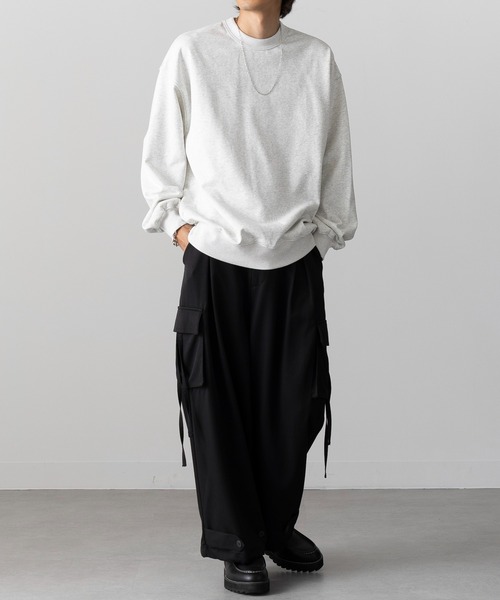 MAISON CLUB（メゾンクラブ） スウェットカットソー L ライトグレー