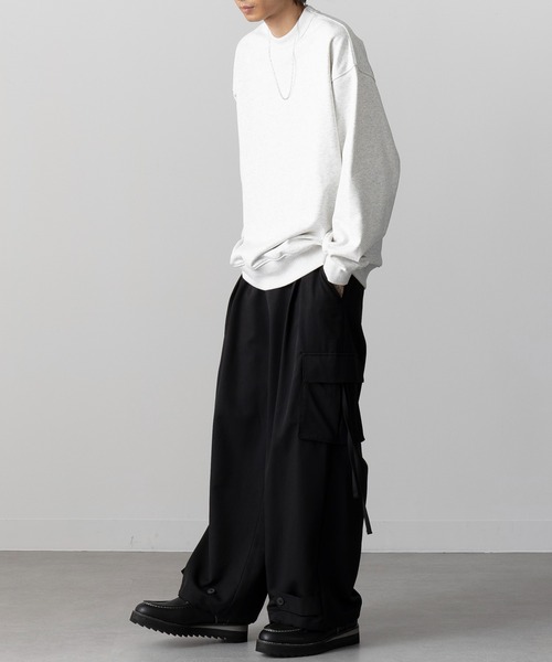 MAISON CLUB（メゾンクラブ） スウェットカットソー L ライトグレー