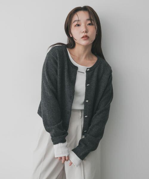 SENSE OF PLACE by URBAN RESEARCH カーディガン 「洗濯可」メタル