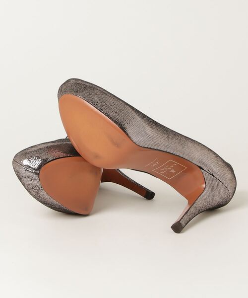 LANVIN en Bleu 「LANVIN Bleu」 パンプス 23.5cm シルバー レディース