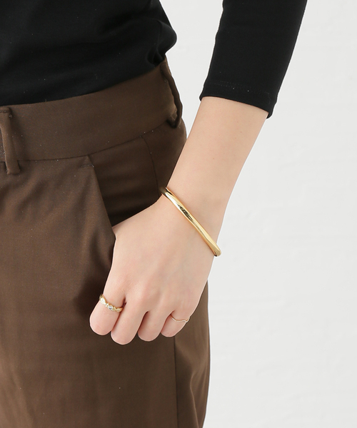 「SLOBE IENA」 バングル FREE ゴールド レディース_画像9