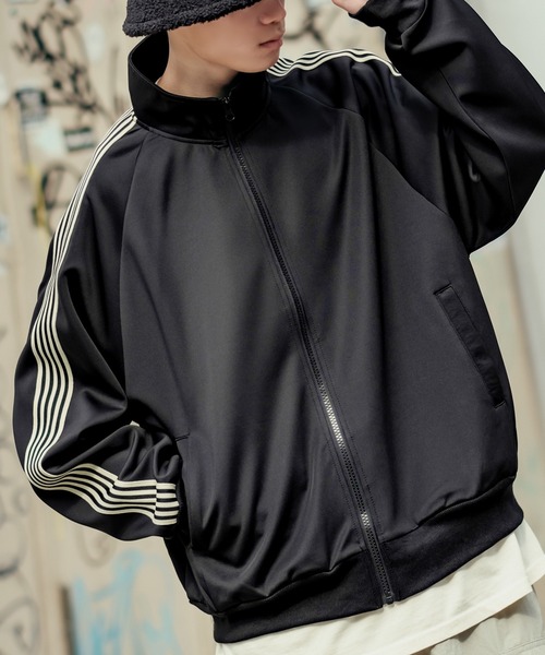 En serio TOKYO ジャージ ラインジャージトラックジャケット メンズ