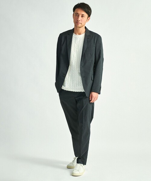 「LOVELESS」 スラックス M チャコールグレー メンズ_画像2